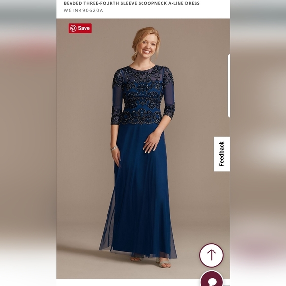 Blue Formal Dress - Picture 11 of 11